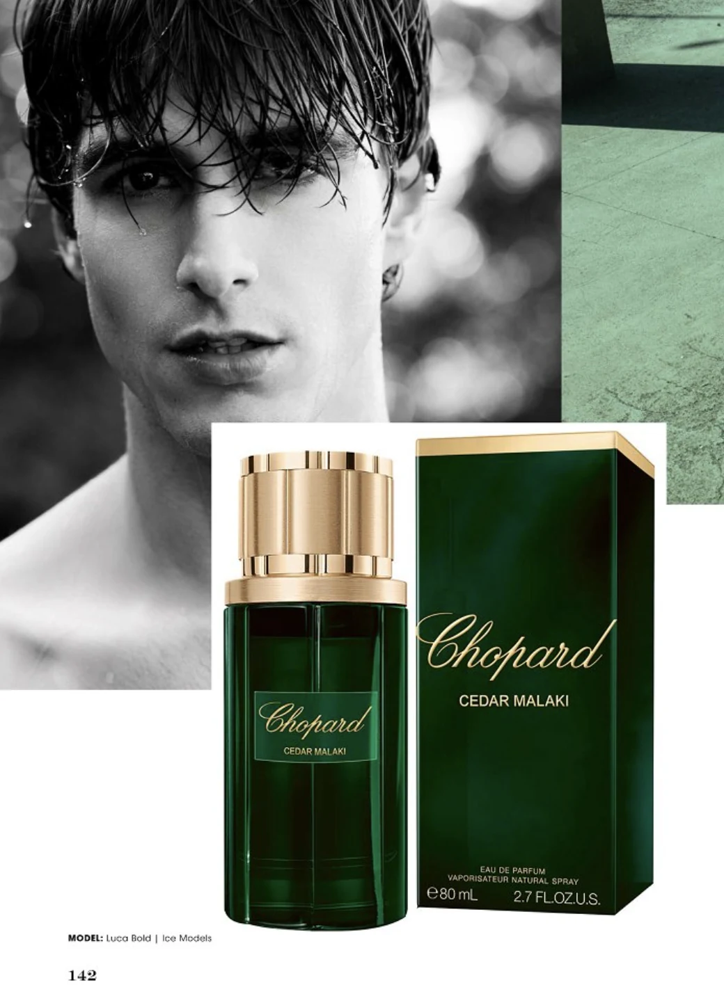 Luca Bold — Chopard Cedar Malaki fragrance feature, Dossier Magazine, Cape Town